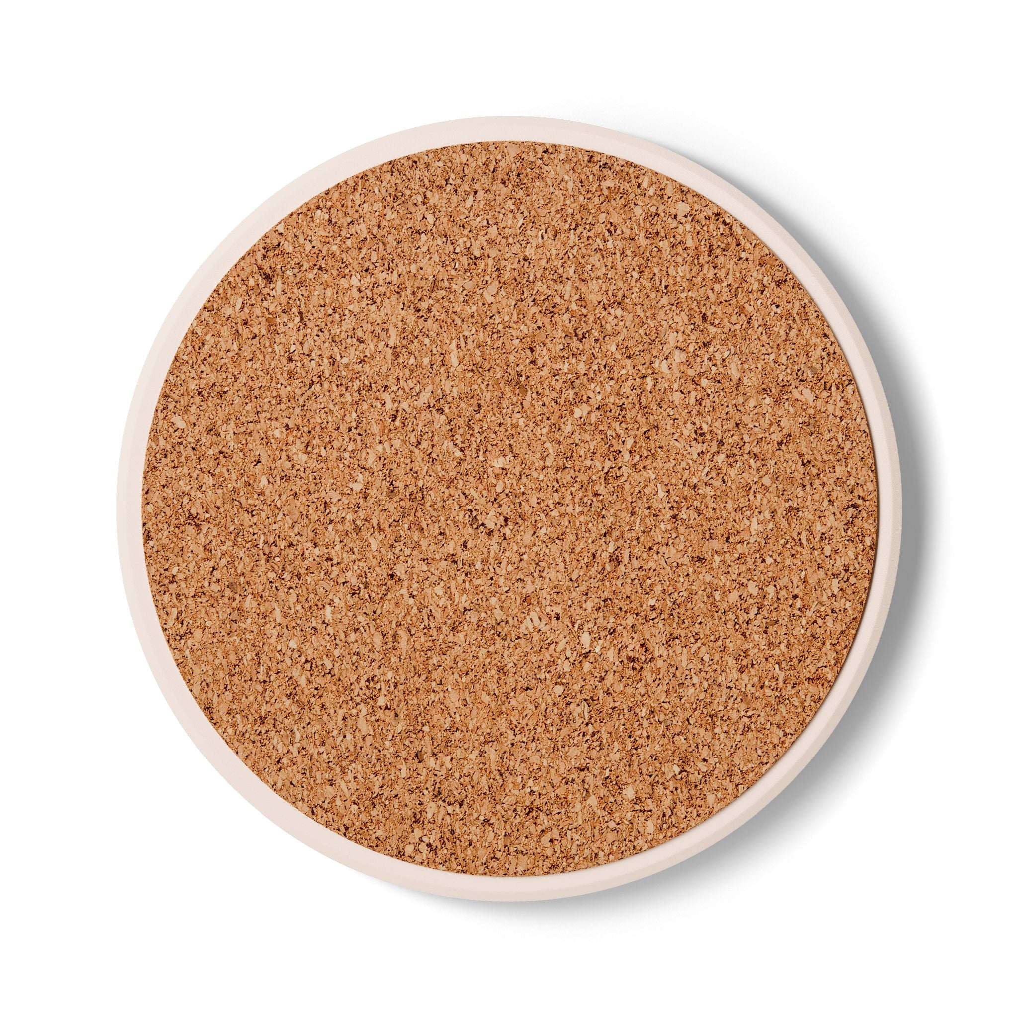 Ceramic Coaster – “Sweet Dreams” Retro Typography Cork-Back Drink Coaster